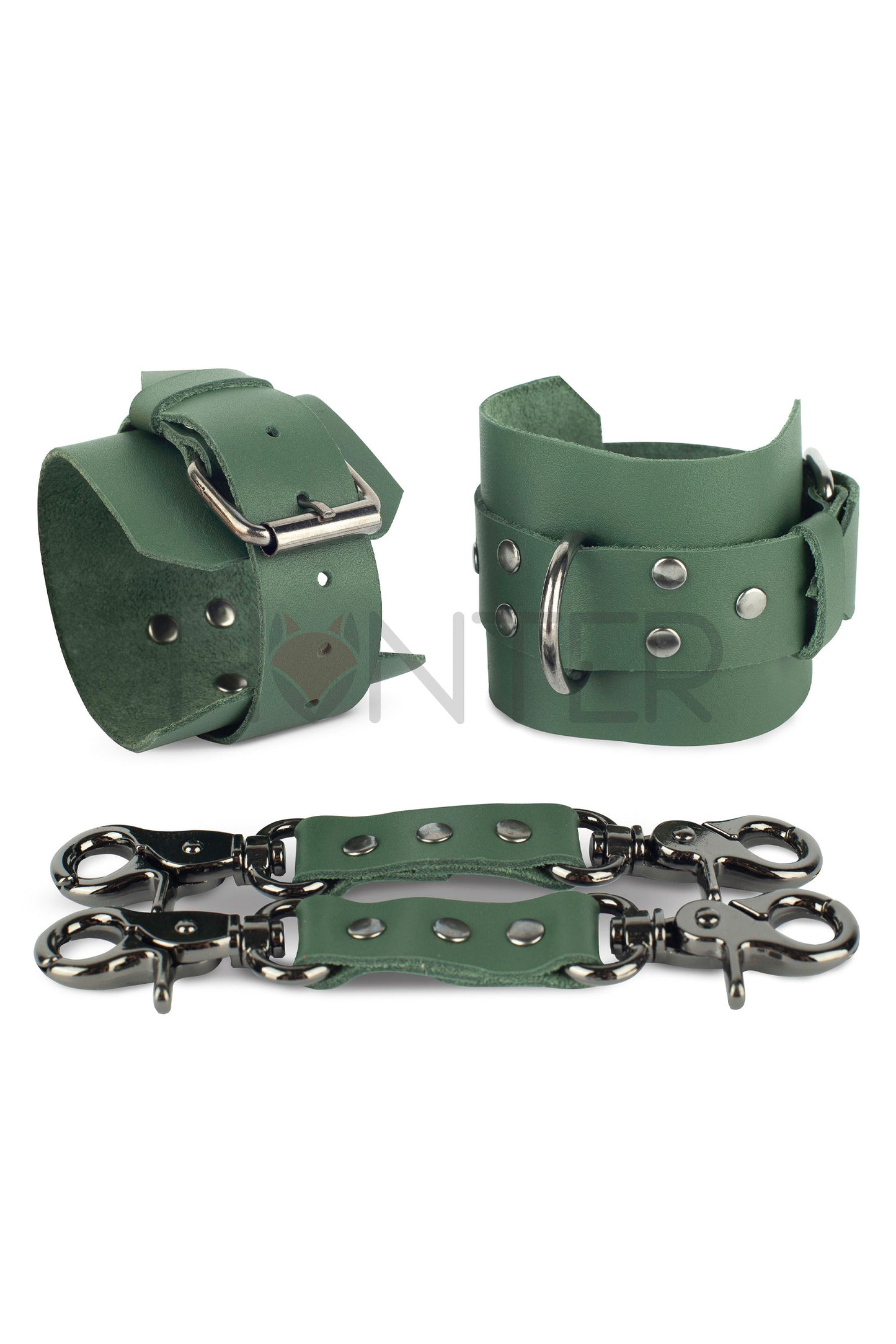 Leather Bondage Hand & Ankle Cuffs