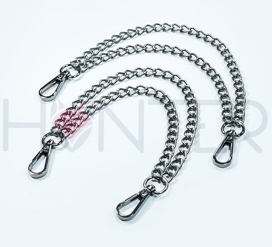 Fixing double chain with carabiners (chain 20-25 cm)