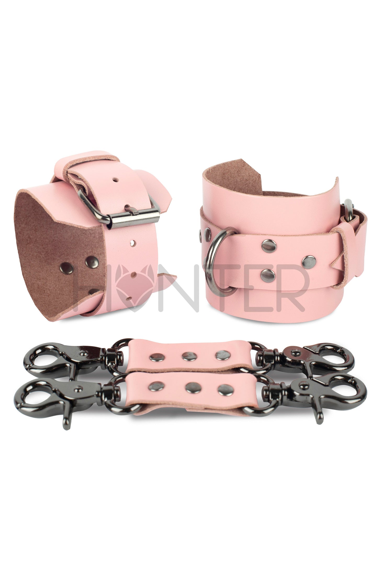 Leather Bondage Hand & Ankle Cuffs
