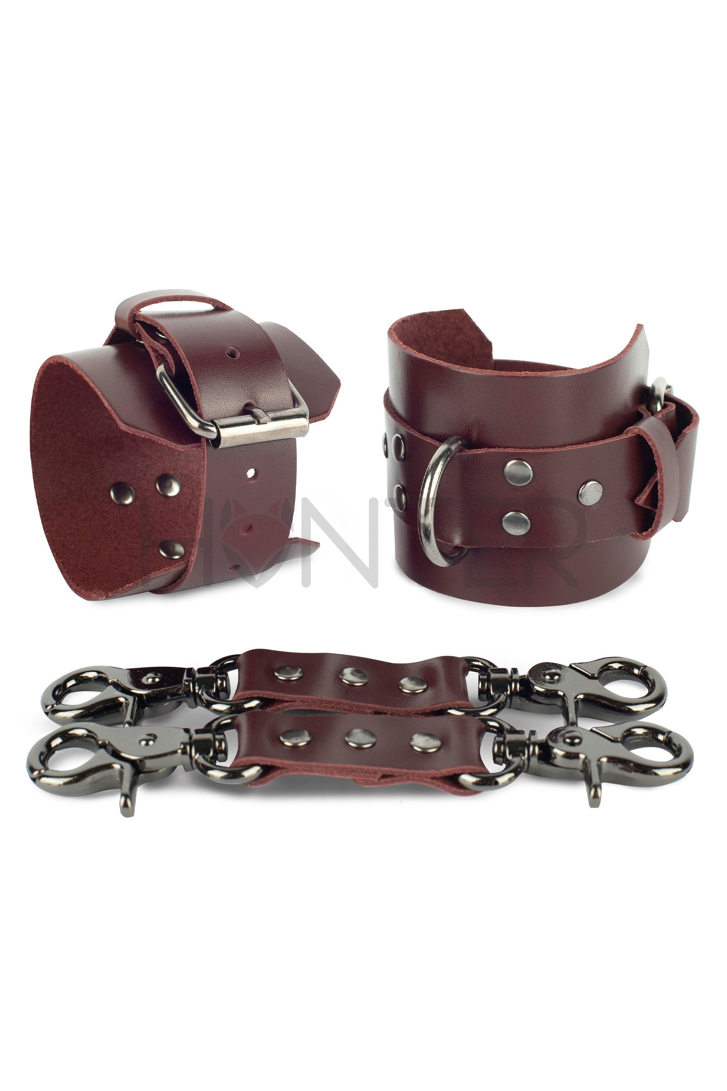 Leather Bondage Hand & Ankle Cuffs