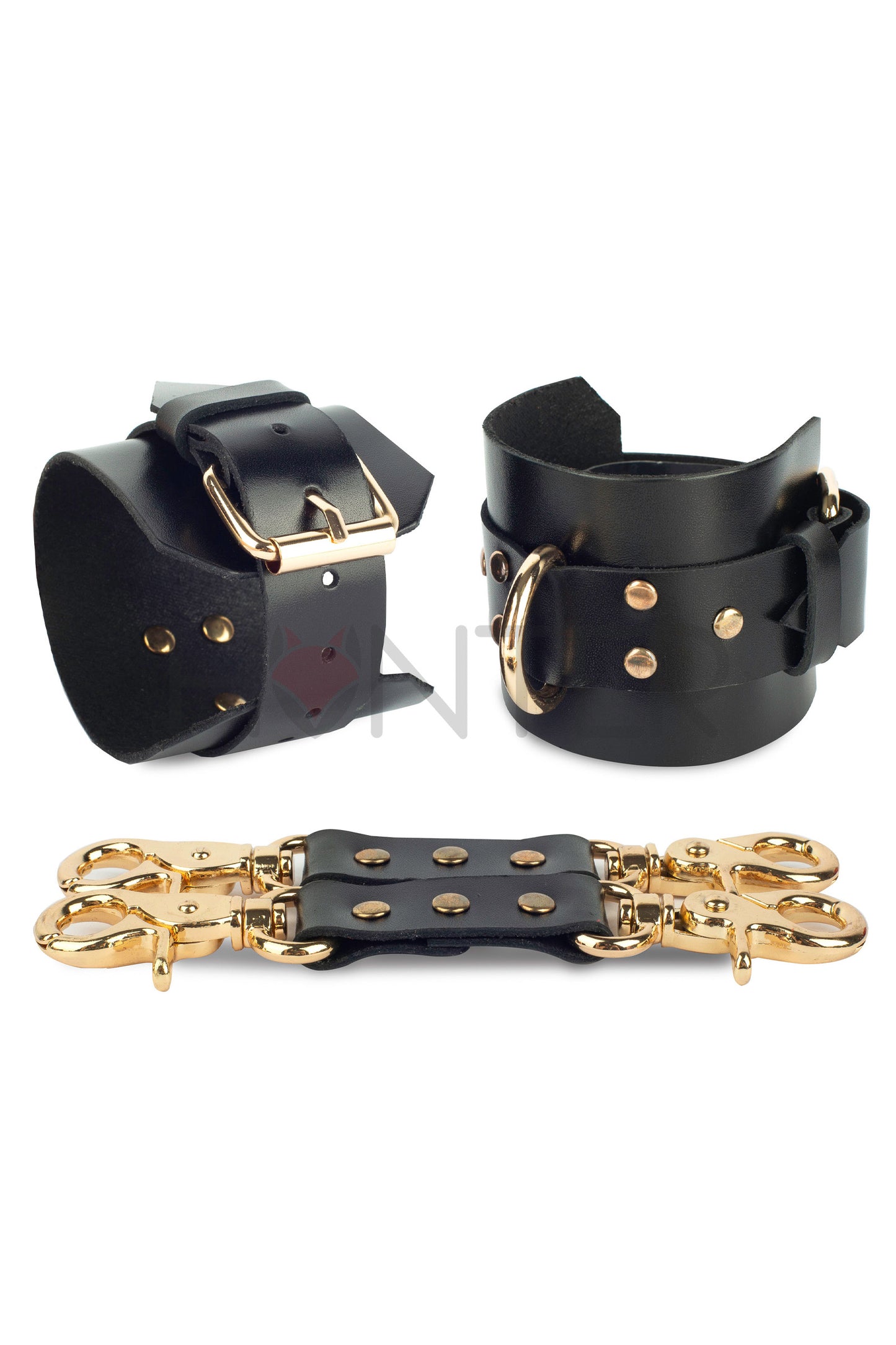 Leather Bondage Hand & Ankle Cuffs