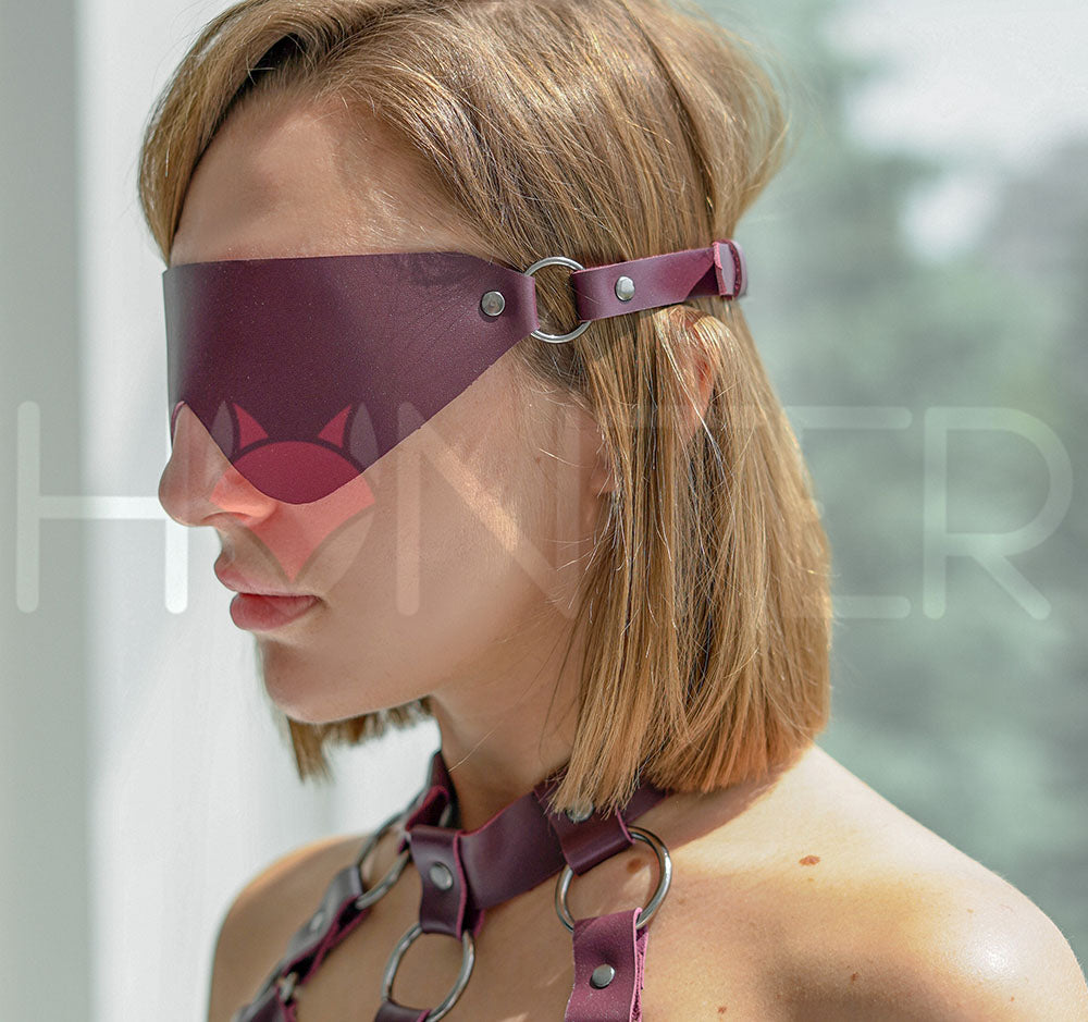 Leather BDSM Mask