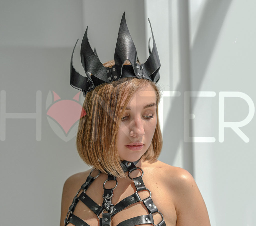 Leather Crown for Queens