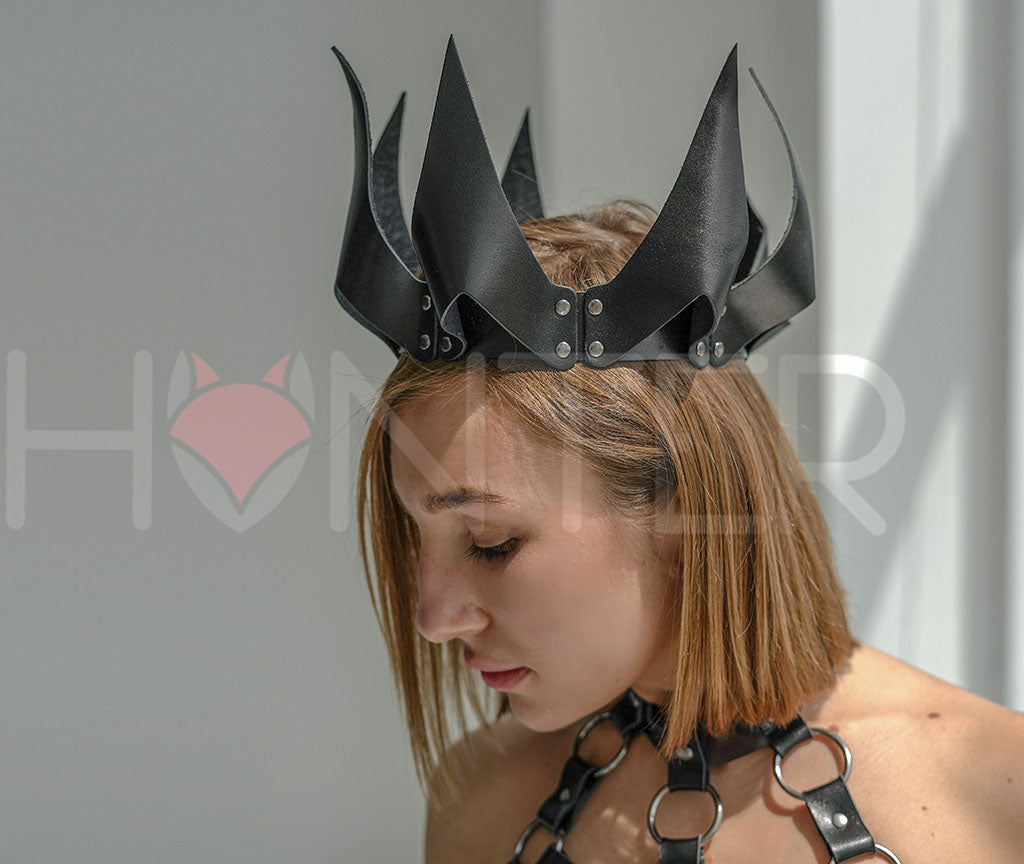 Leather Crown for Queens