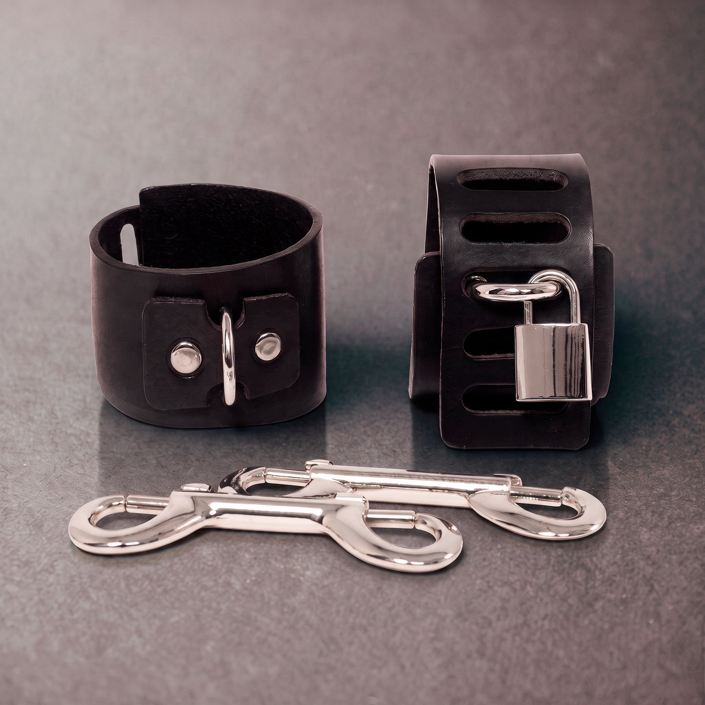Lockable Handcuffs with Padlocks