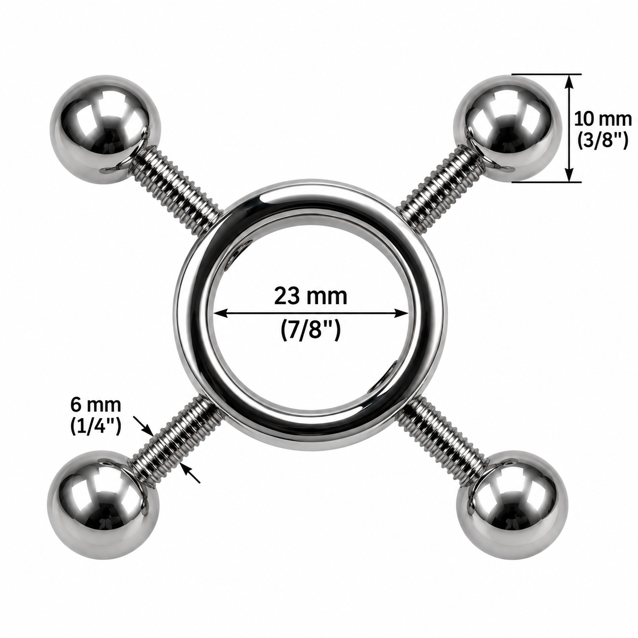 Four-Screw Nipple Clamps