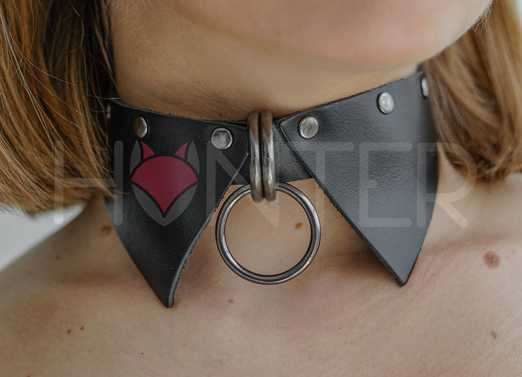 BDSM Kit Choker Collar with Leash and Handcuffs