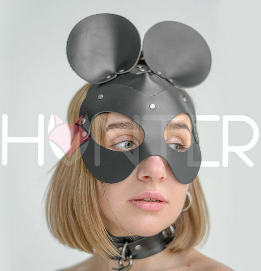 Leather Mouse Mask