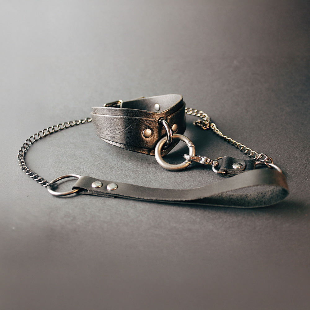 Leather Collar and Leash #2