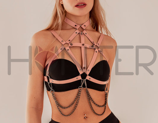 Leather Cross Harness