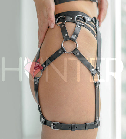 Leather Thigh Harness